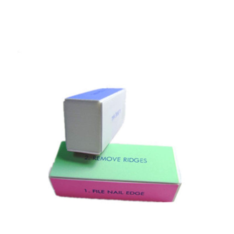 MauSong 2 Pcs Nail Art 4 Ways Polish Sanding File Block Manicure Product - Image 4